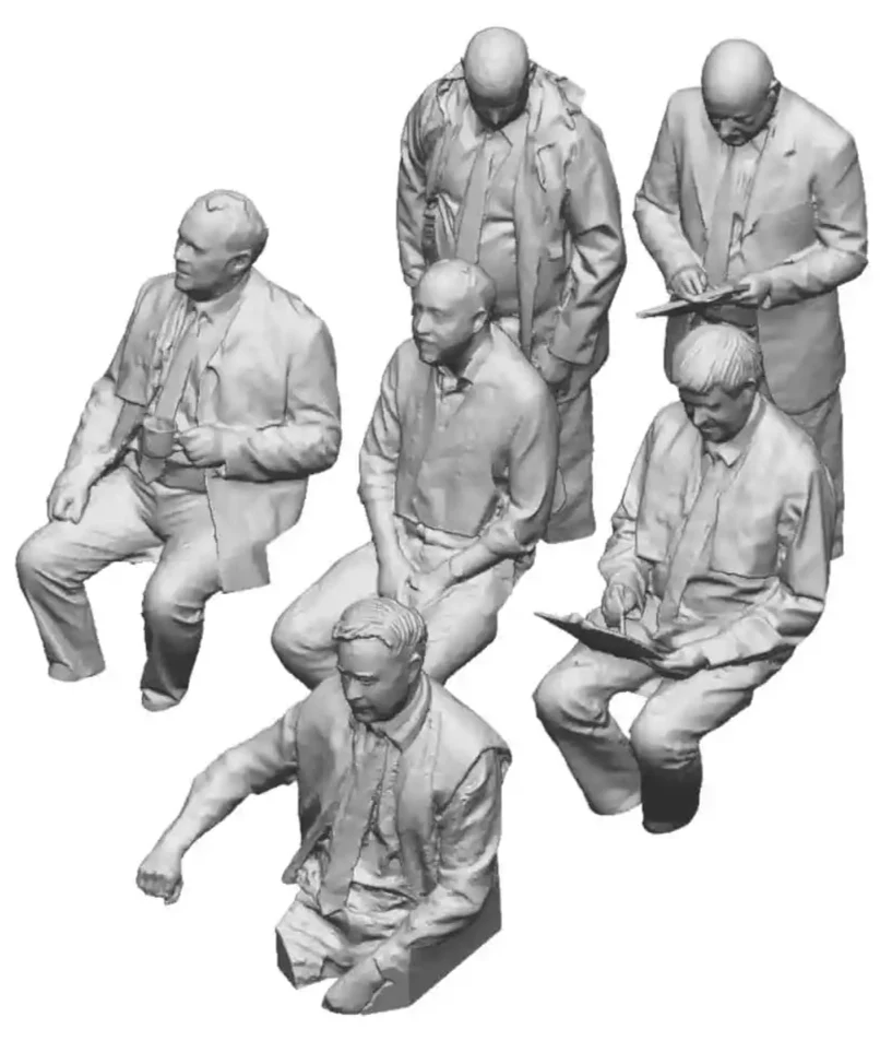 10207-148 N Gauge Loco Specific Crew - Caroline Late BR Staff