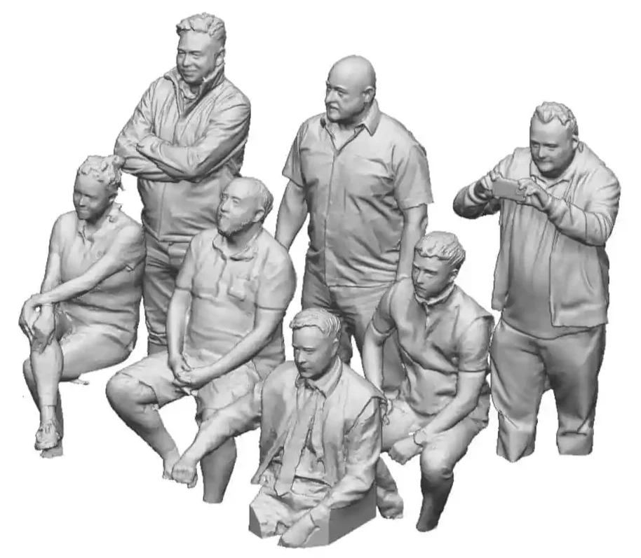 10208-043 O Gauge Loco Specific Crew - Caroline Revolution Team