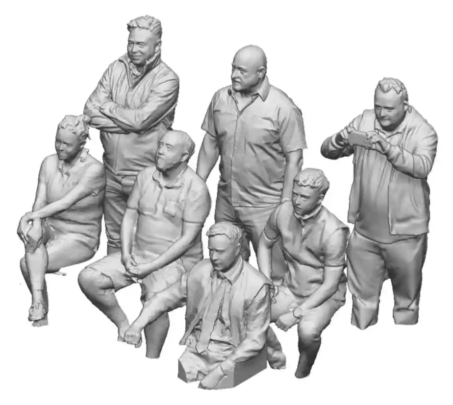 10208-076 OO Gauge Loco Specific Crew - Caroline Revolution Team