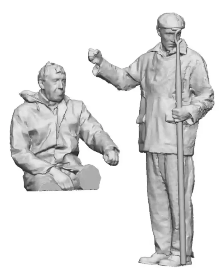 10237-043 O Gauge Loco Specific Crew - Class 02 BR Crew