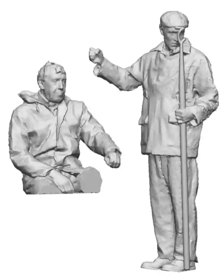 10237-148 N Gauge Loco Specific Crew - Class 02 BR Crew