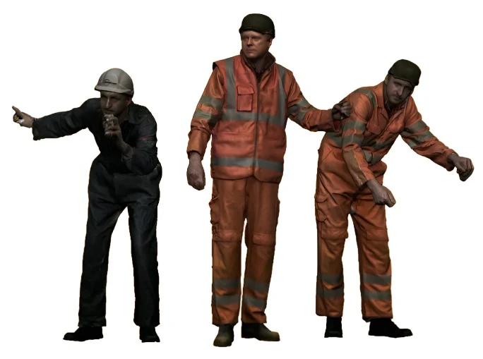 10301-076 OO Gauge 1995-Present Privatisation - Lifting Jack Operators - Image 2