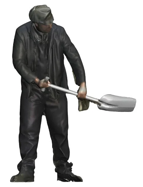 1072-043R O Gauge 1948-1968 British Railways - Loco Crew Fireman Looking Right - Image 5