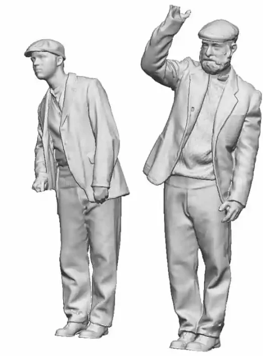 11214-076 OO Gauge Loco Specific Crew - Quarry Hunslet Crew Pack 1