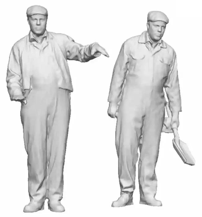 11215-076 OO Gauge Loco Specific Crew - Andrew Barclay NCB Crew Pack
