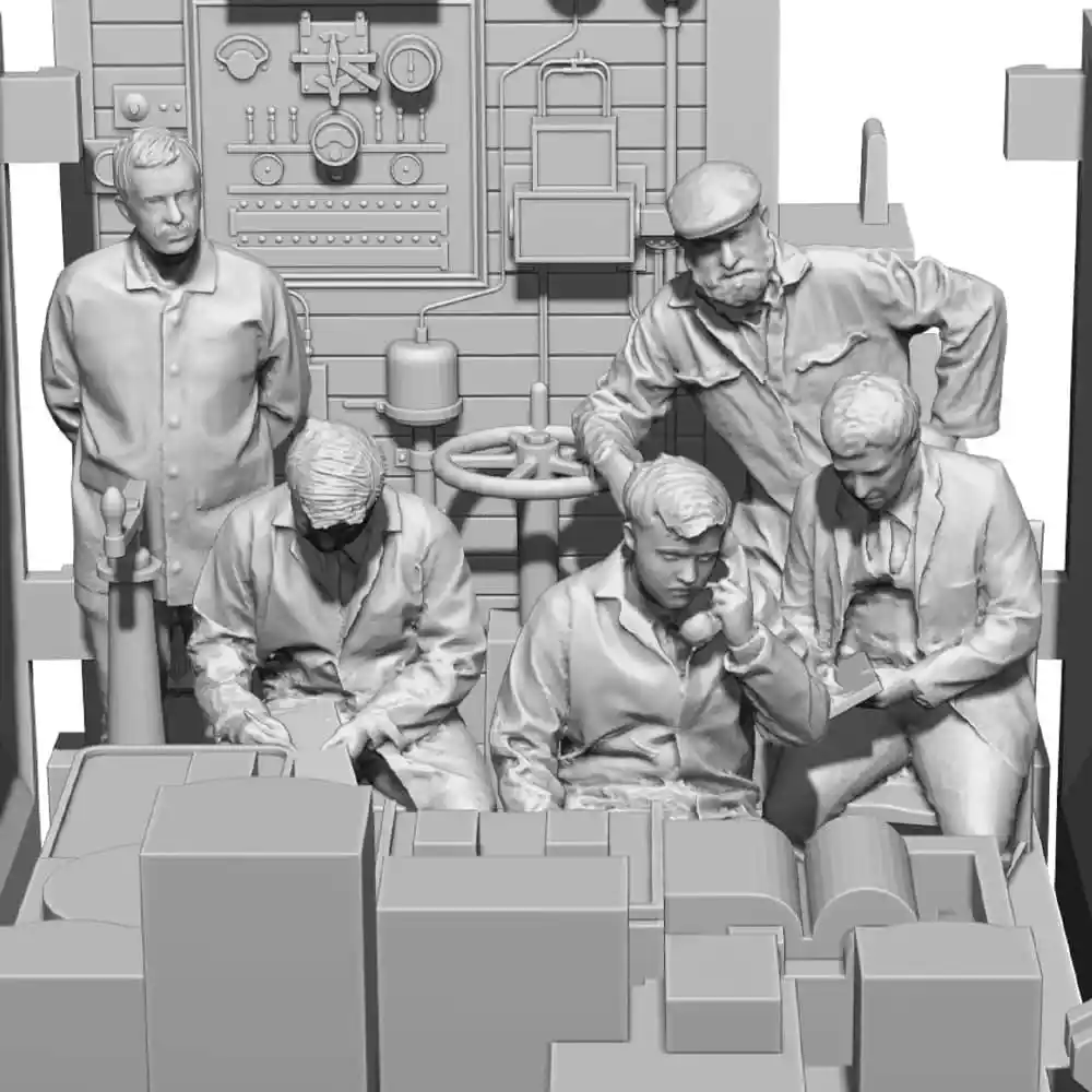 11267-148 N Gauge Loco Specific Crew Rapido LNER Dynamometer Car Engineers