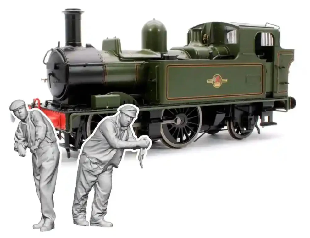 11291-148 N Gauge Railway & Lineside - GWR 14XX Crew