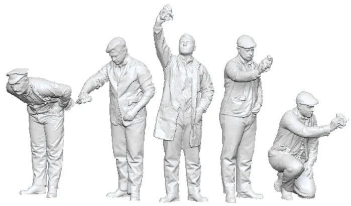 11321-148 N Gauge 1948-1968 British Railways - Shed Staff Bundle 2