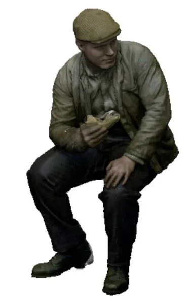 11340-043 O Gauge 1948-1968 British Railways - Shed Staff Eating - Image 2