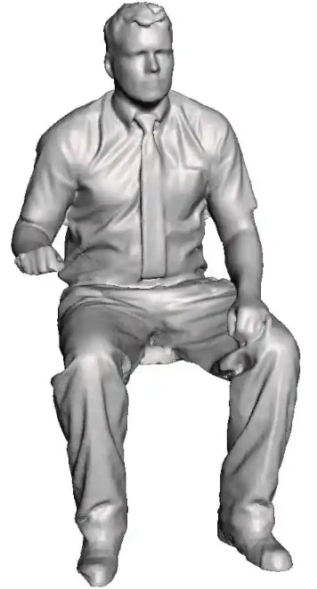 1154-148 N Gauge - Railway & Lineside - 1998-Present Day - Seated Driver in shirt & tie