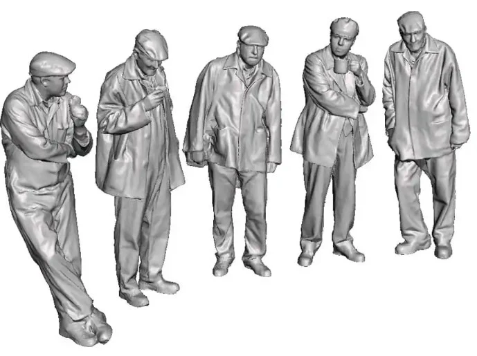 1443-076 OO Gauge 1948-1968 British Railways - Workmen at rest