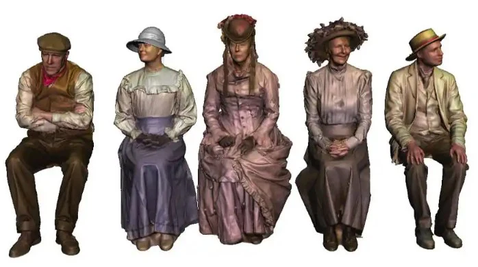 1580-043 O Gauge 1870-1922 Pre-Grouping - Seated Passengers Pack A - Image 2