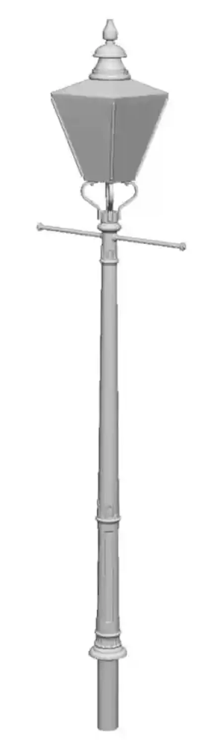2607-043 O Gauge - Detailing - GWR No2 Column Circular Lamps x5
