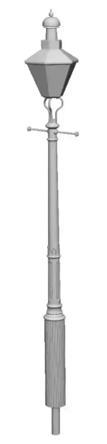 2610-076 OO Gauge - Detailing - GWR No3 Column Yard Circular Lamps x5