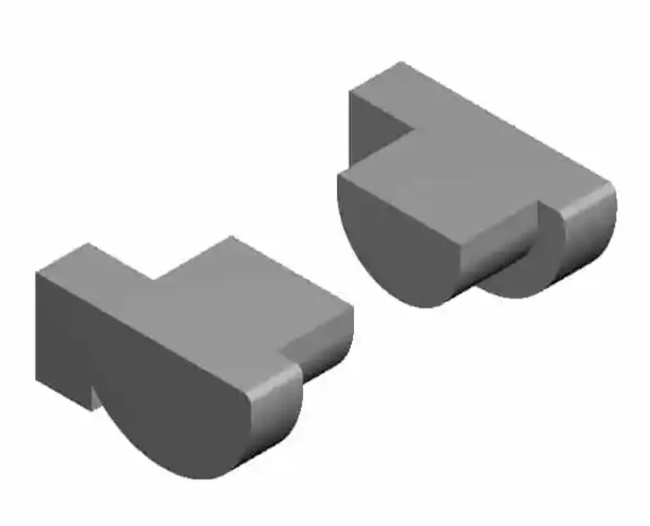 2957-0433 O Gauge - Detailing - Half Round Guttering Stop Ends x10