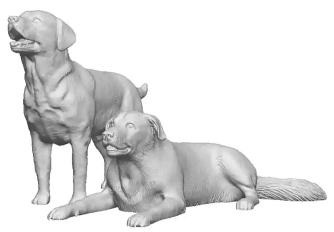 31007-043 O Gauge - Pets, Wildlife & Livestock - Labradors x2