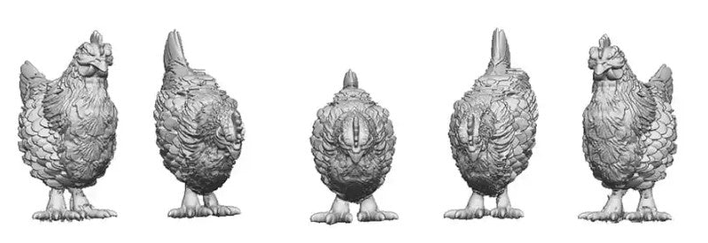 31280-148 N Gauge Pets, Wildlife & Livestock - Chickens - Pack of 5