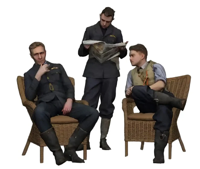 50201-076 1:76 Scale RAF Through the Ages - World War Two - RAF Dispersals Scene 1 - Image 2