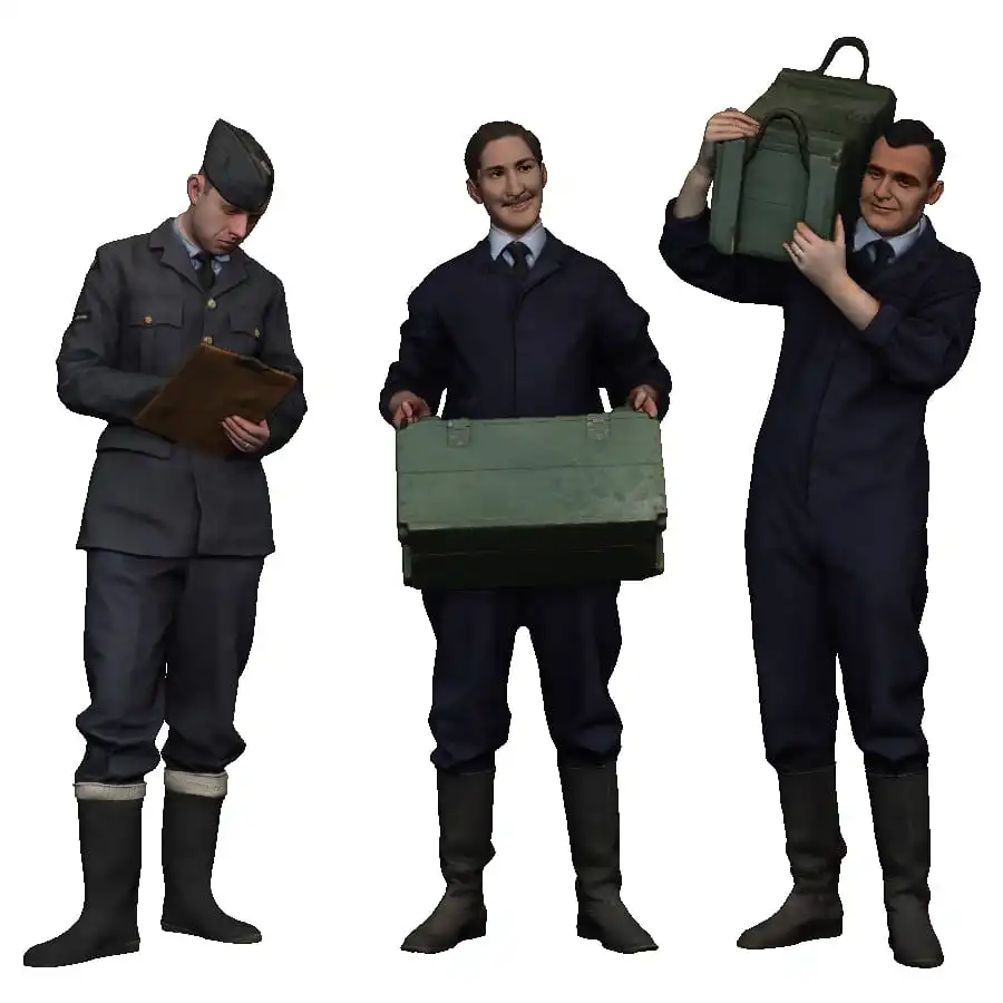 50213-048 1:48 Scale RAF Through the Ages - World War Two - RAF Ground Crew - Image 2