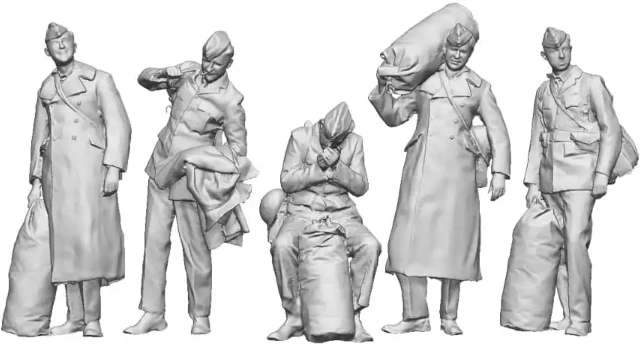 50280-048 1:48 Scale - World War Two - RAF Personnel on Leave