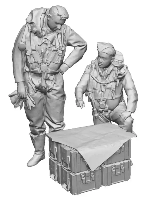 50303-048 1:48 Scale RAF Through the Ages - World War Two - RAF Fighter Bomber Crew