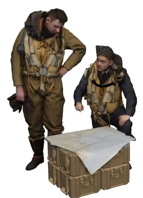 50303-072 1:72 Scale RAF Through the Ages - World War Two - RAF Fighter Bomber Crew - Image 2