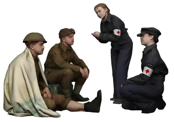 50321-032 1:32 Scale RAF Through the Ages - World War Two - RAF Flying Nightingales with wounded - Image 2