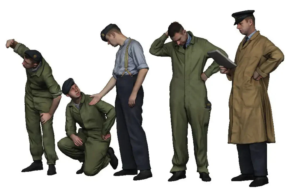 50407-032 1:32 Scale RAF Through the Ages - RAF 1950s Ground Crew