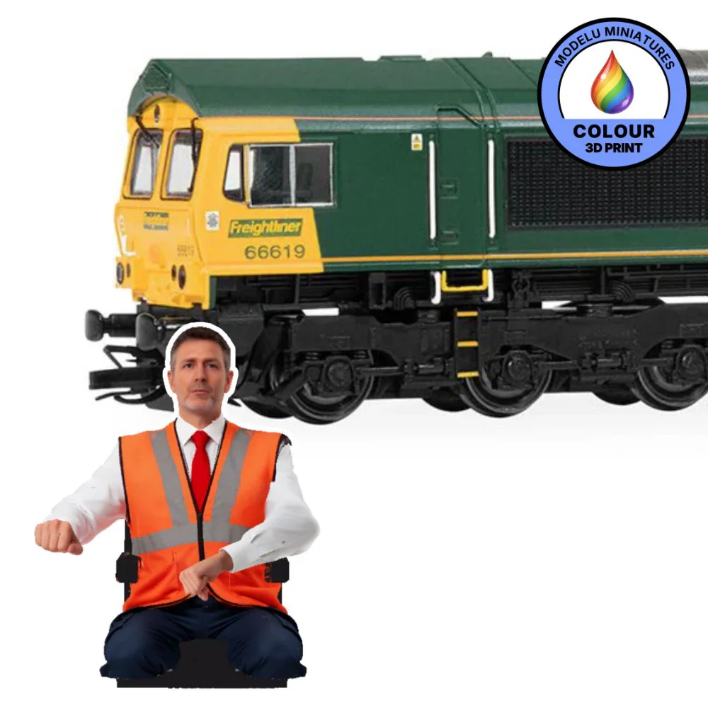 80905-120C TT:120 Gauge Loco Specific Modern Crew x2 - Class 66