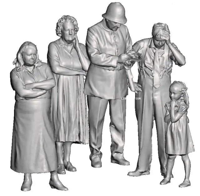 9005-076 OO Gauge 1948-1968 British Railways - People in conversation Bundle