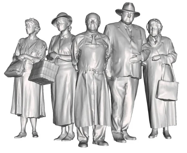 9016-148 N Gauge 1948-1968 British Railways - People Shopping Bundle