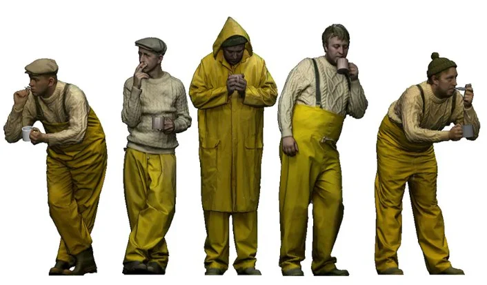 9026-076 OO Gauge 1948-1968 British Railways - Fishermen at Rest Bundle - Image 2