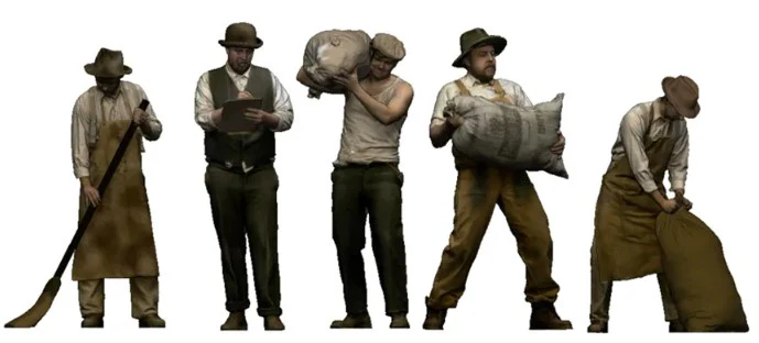 9039-076 OO Gauge 1922-1948 Pre-Grouping - Mill Workers Bundle - Image 2
