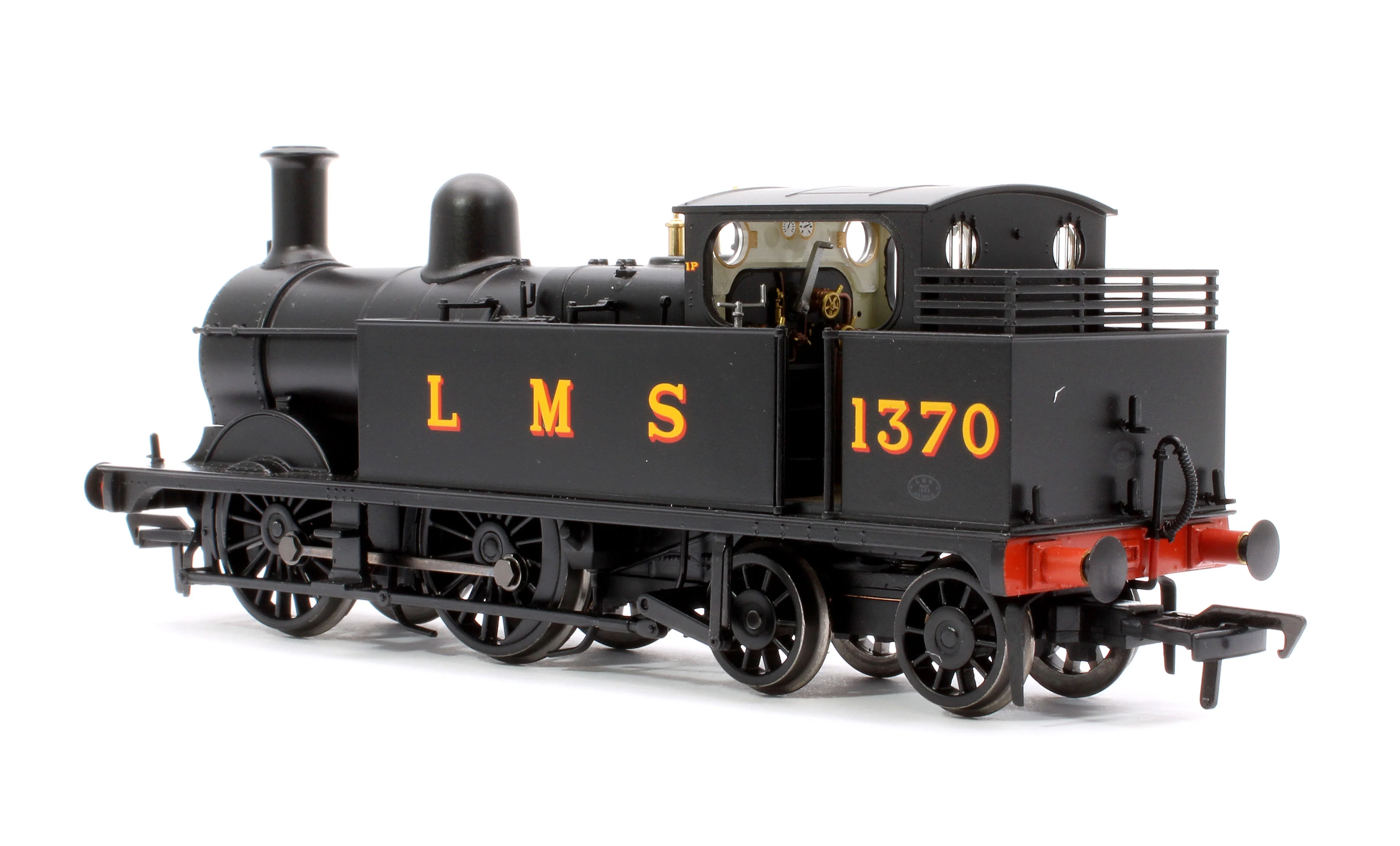 31-741ASF MR 1532 (1P) Tank 1370 LMS Black Steam Locomotive - DCC Sound - Image 2