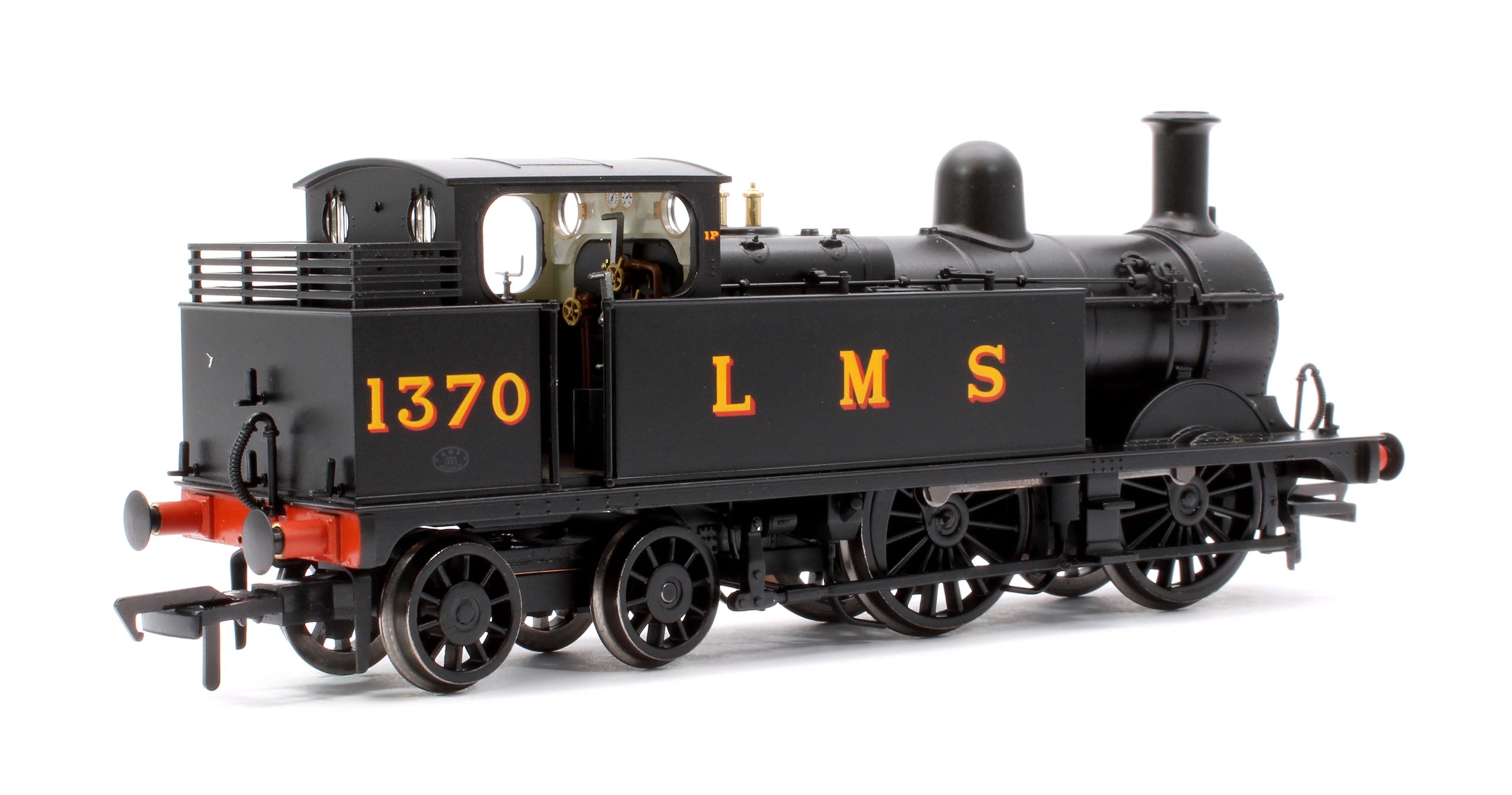 31-741ASF MR 1532 (1P) Tank 1370 LMS Black Steam Locomotive - DCC Sound - Image 3