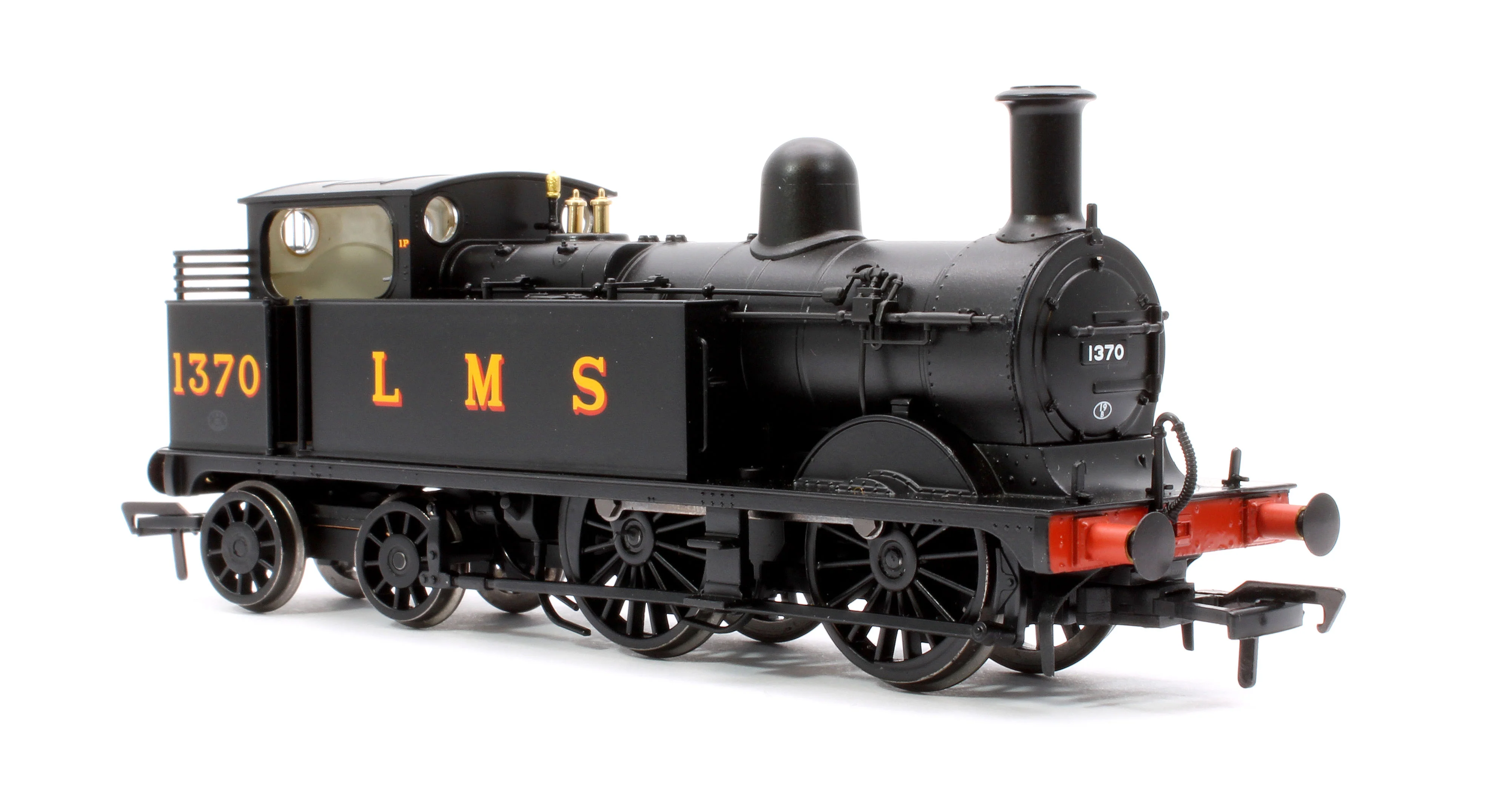 31-741ASF MR 1532 (1P) Tank 1370 LMS Black Steam Locomotive - DCC Sound - Image 4