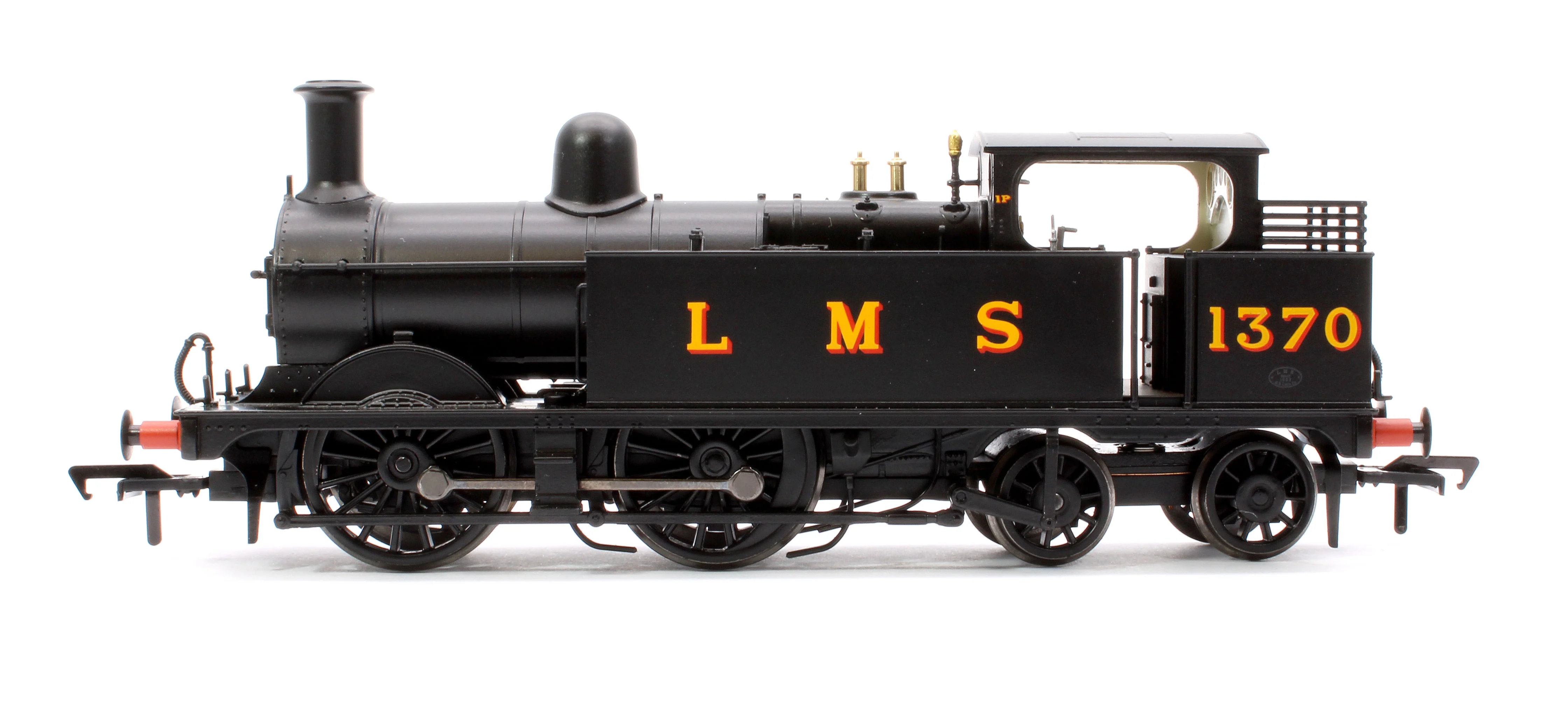 31-741ASF MR 1532 (1P) Tank 1370 LMS Black Steam Locomotive - DCC Sound - Image 5