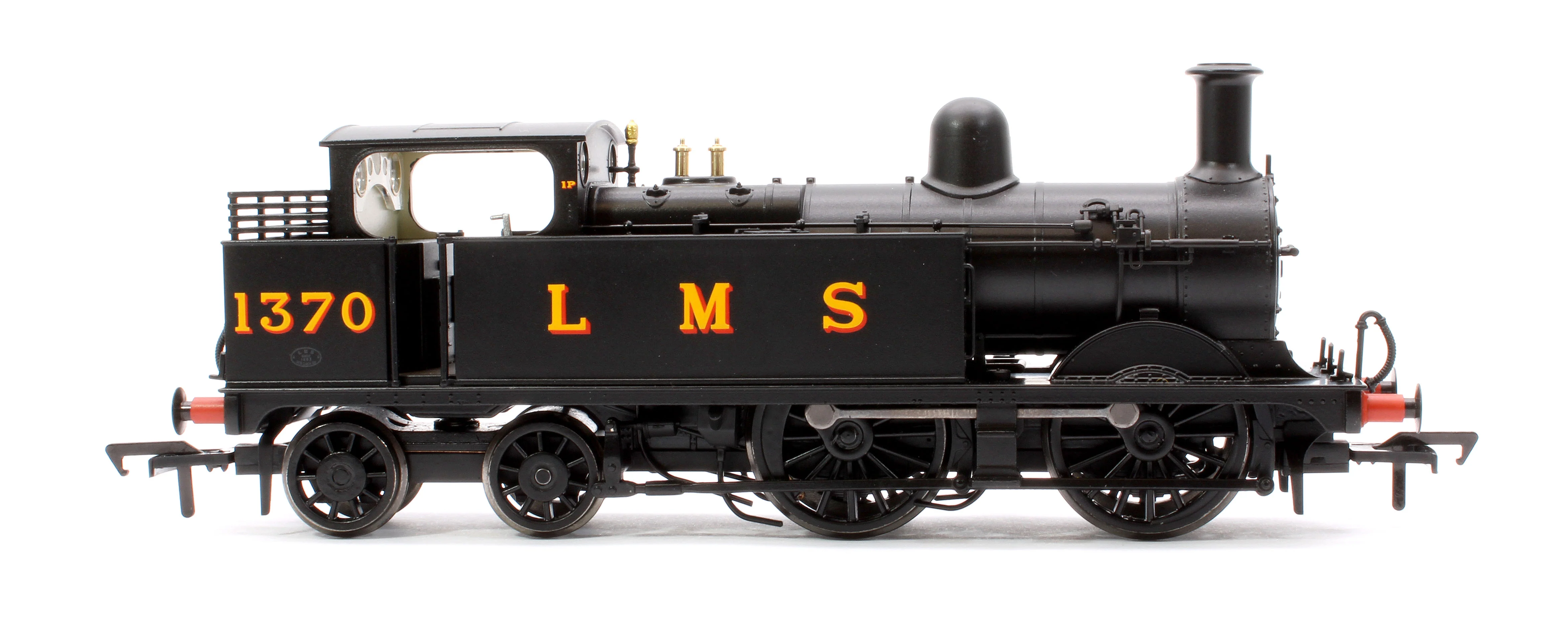 31-741ASF MR 1532 (1P) Tank 1370 LMS Black Steam Locomotive - DCC Sound - Image 6