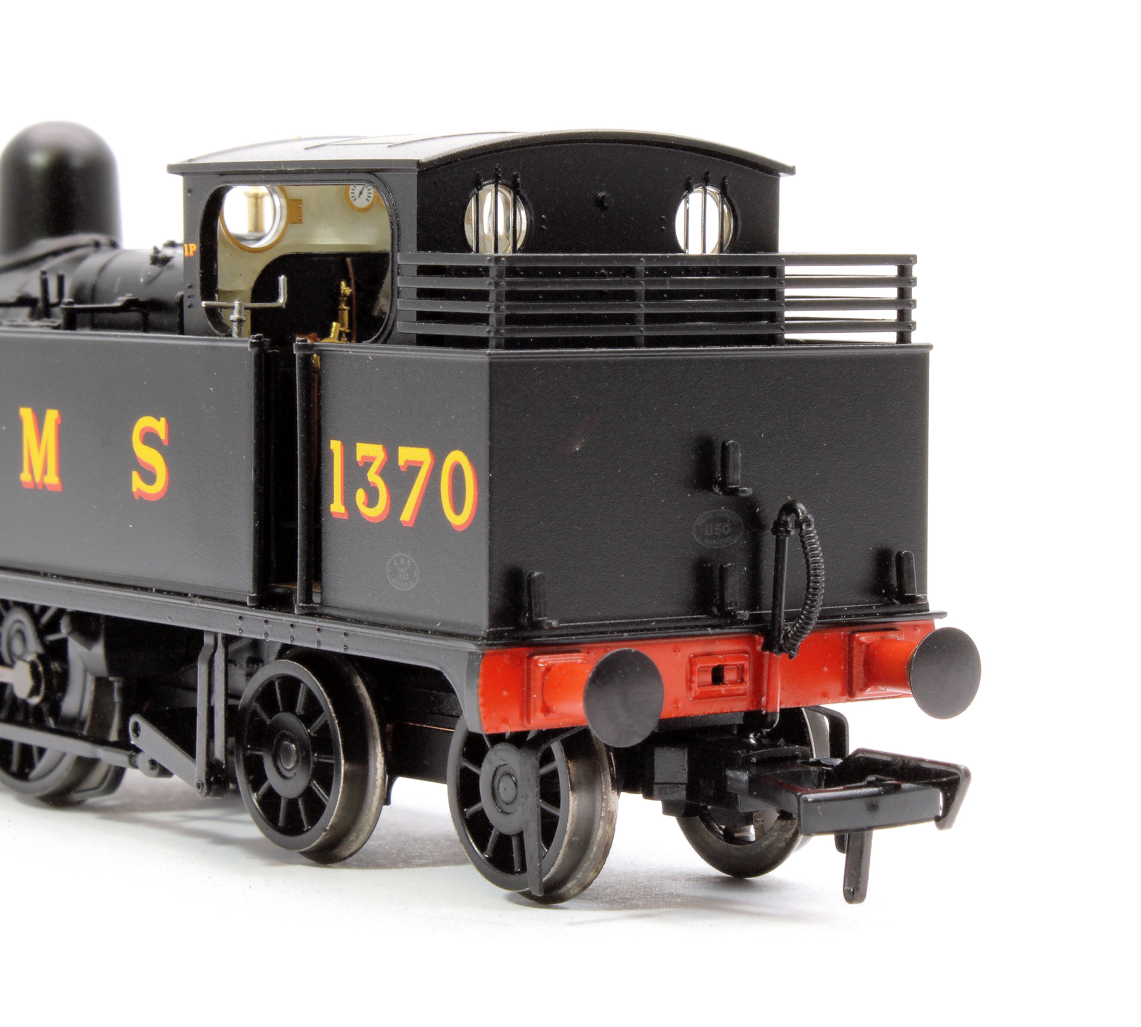 31-741ASF MR 1532 (1P) Tank 1370 LMS Black Steam Locomotive - DCC Sound - Image 8