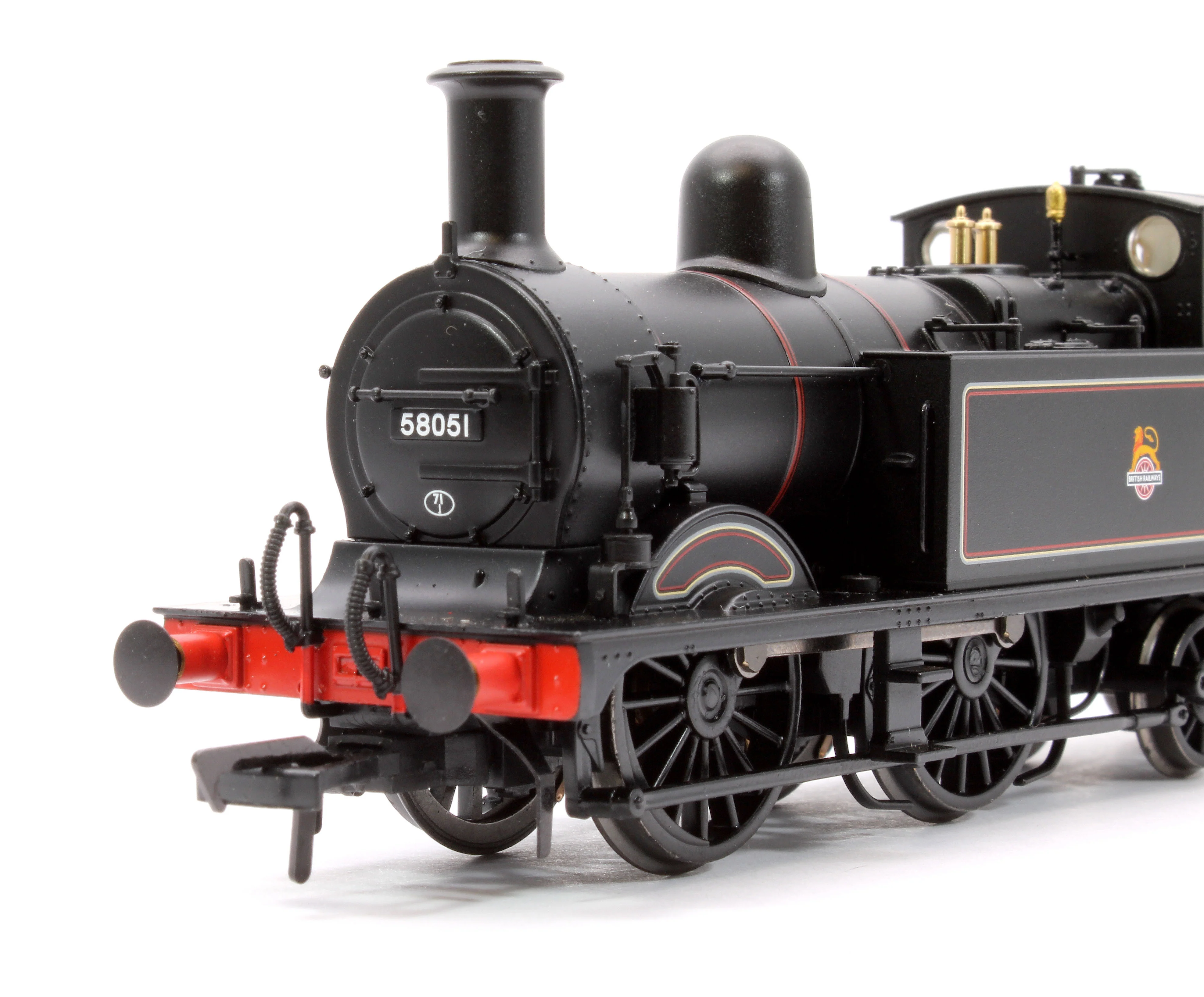 31-742A MR 1532 (1P) Tank 58051 BR Lined Black (Early Emblem) Steam Locomotive - Image 7