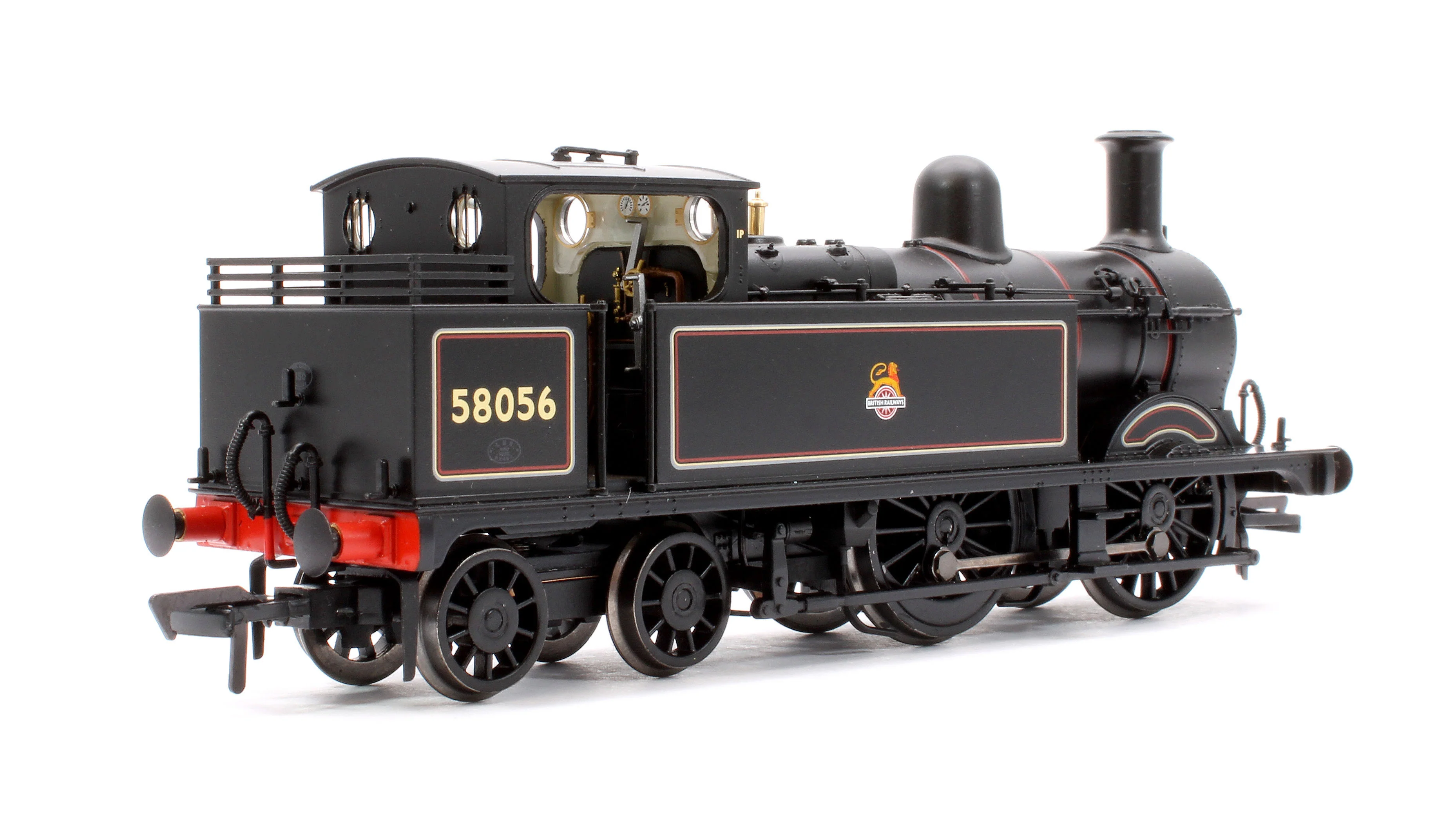 31-742B MR 1532 (1P) Tank 58056 BR Lined Black (Early Emblem) Steam Locomotive - Image 3