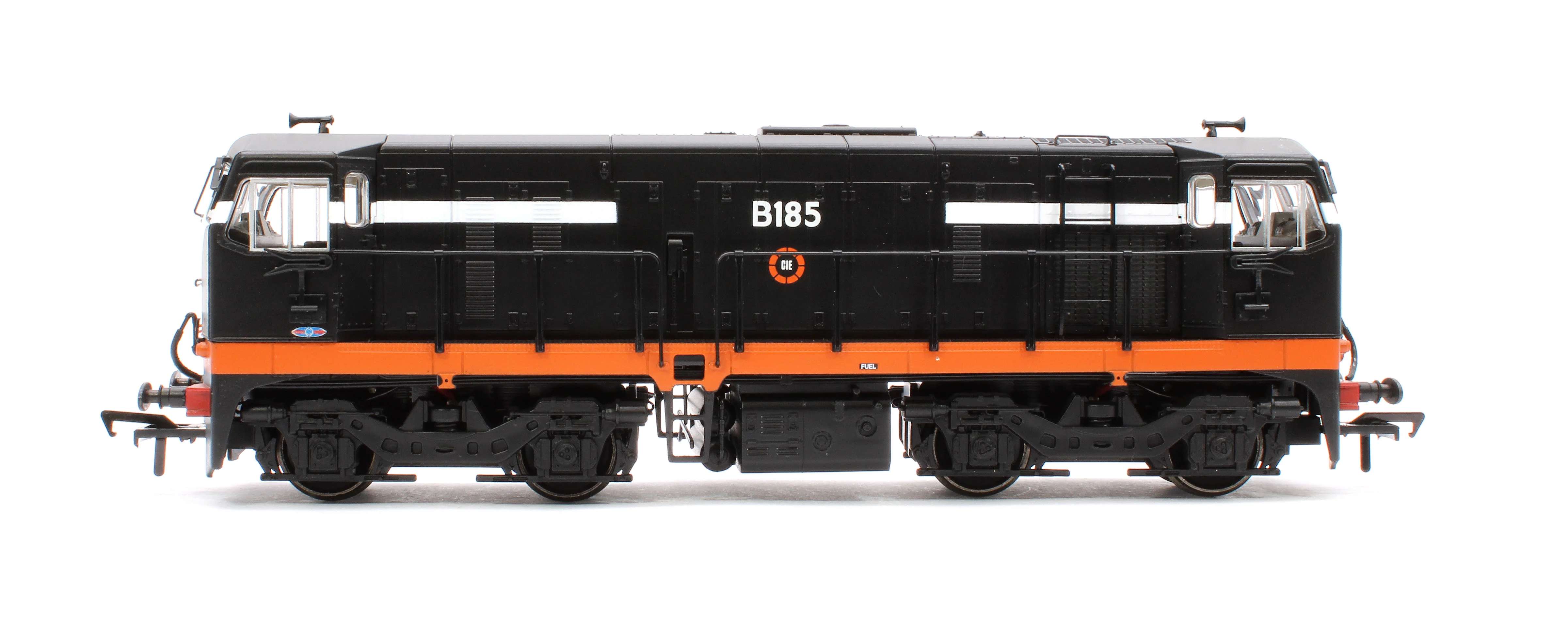 MM0185A Class 181 Córas Iompair Éireann (CIE) Black/Tan no. 185 Diesel Locomotive - Image 6