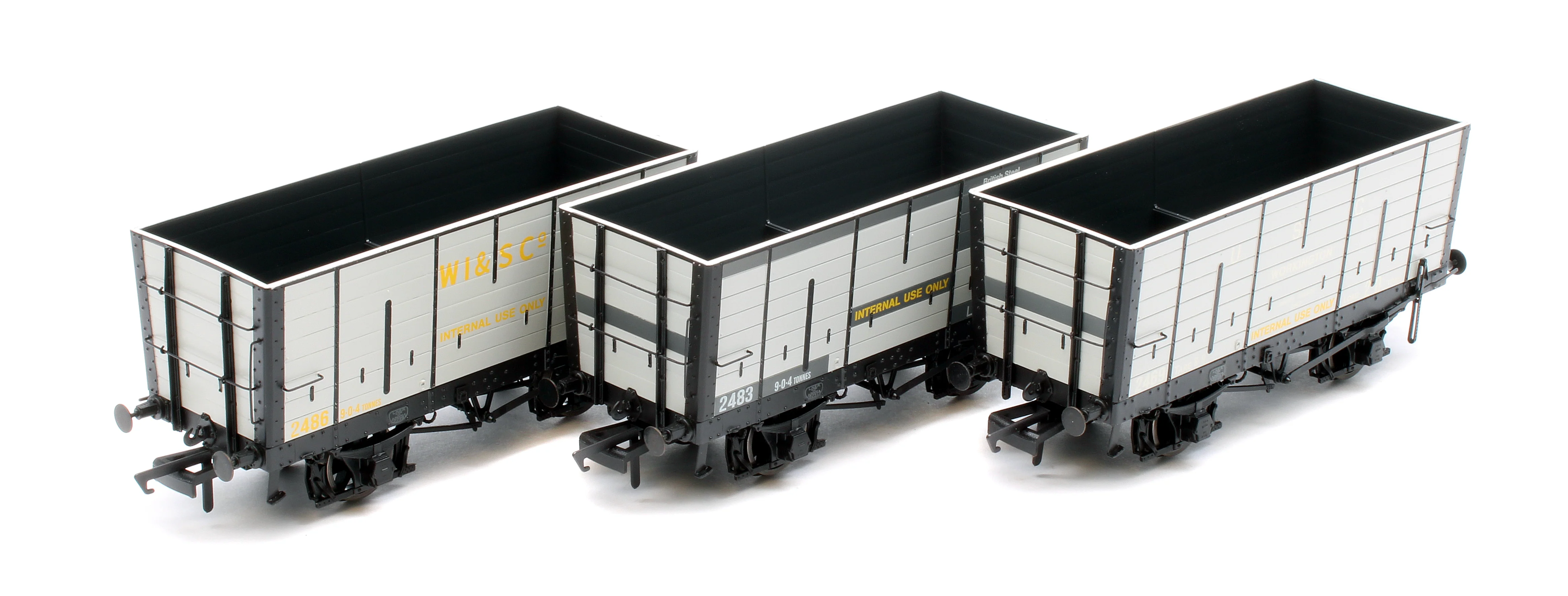 ACC2827 NER 20t Hopper - DGM 12 Hopper - United Steel Company Grey - Triple Pack - Image 2