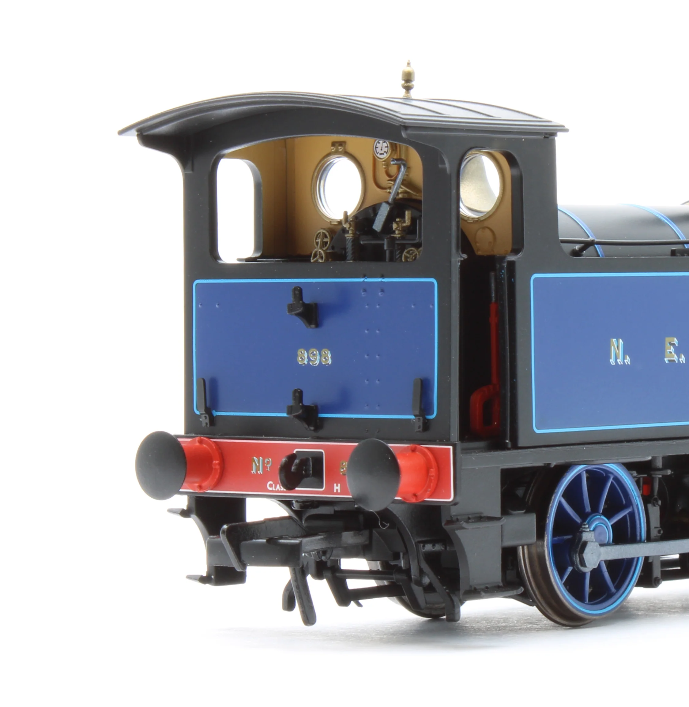 932510 NER H Class No.898 NER Blue 0-4-0T Steam Locomotive (DCC Sound) - Image 4