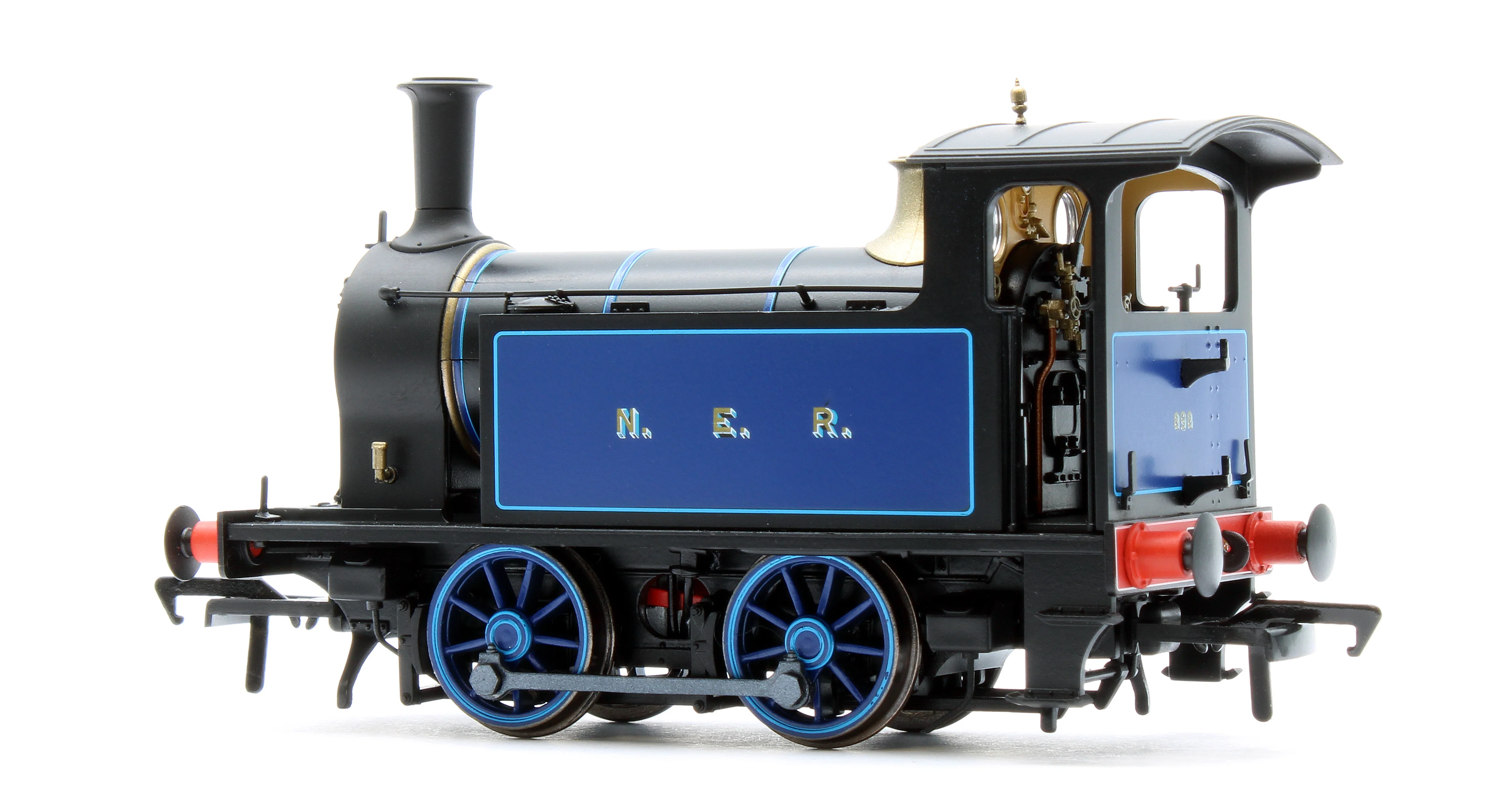 932510 NER H Class No.898 NER Blue 0-4-0T Steam Locomotive (DCC Sound) - Image 5