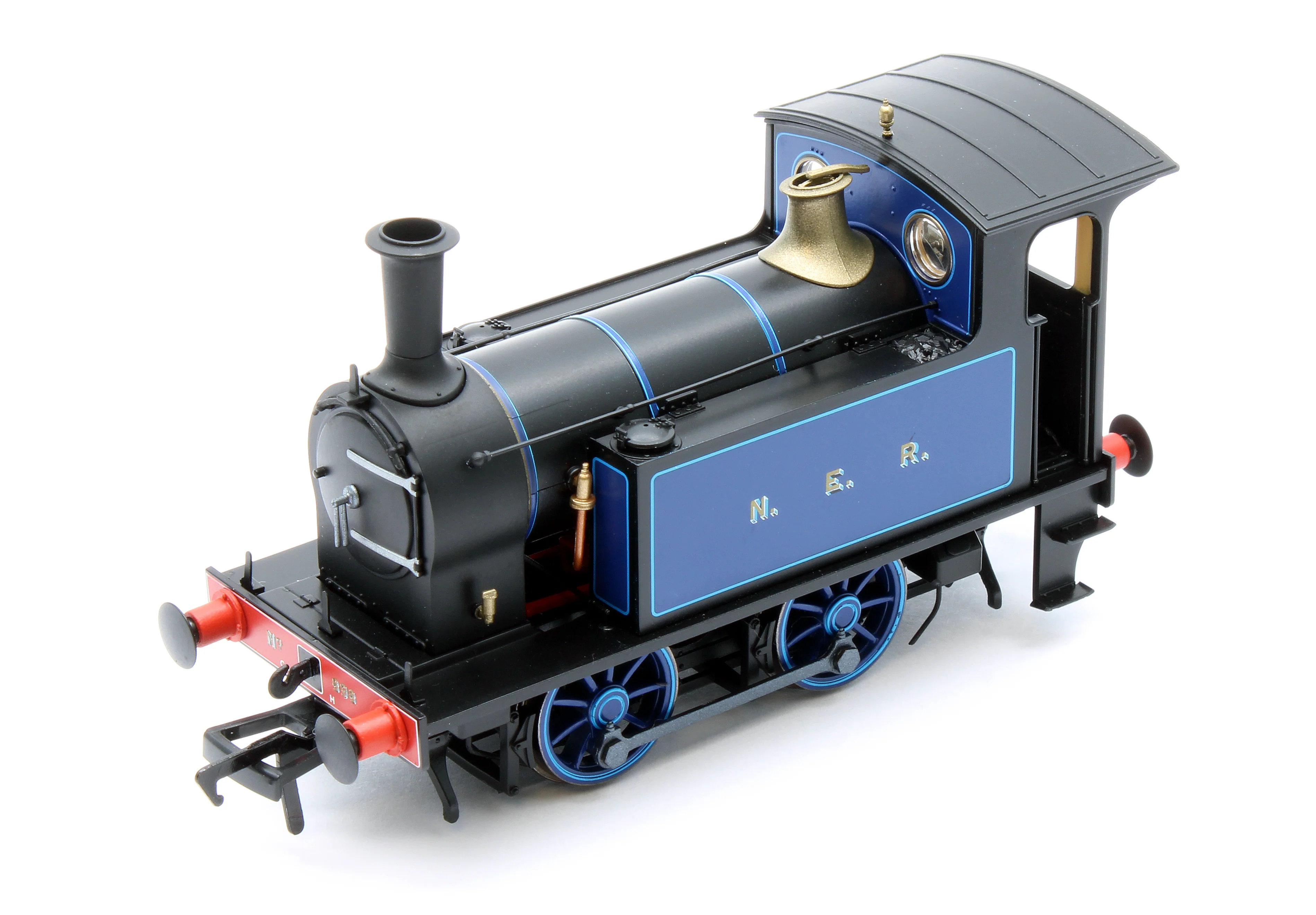 932510 NER H Class No.898 NER Blue 0-4-0T Steam Locomotive (DCC Sound) - Image 9