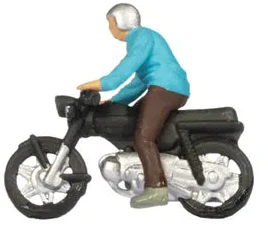 N15907 Moped Riders (3) Figure Set - Image 3