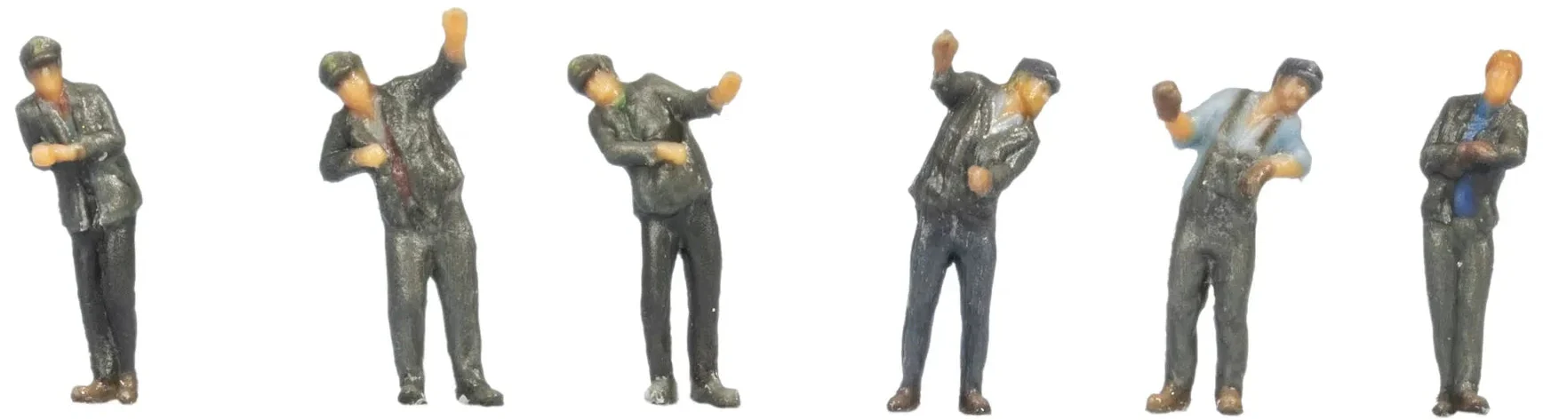 N35210 Steam Locomotive Drivers (6) 3D Master Figure Set