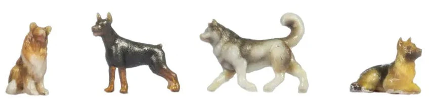 N35760 Dogs (8) 3D Master Figure Set - Image 3