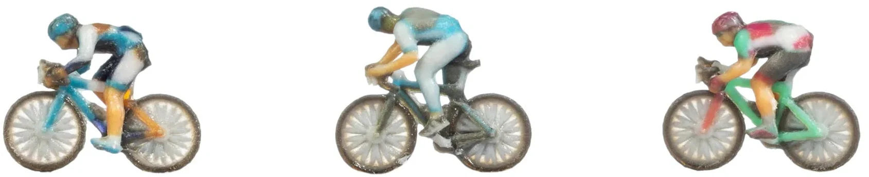 N35833 Racing Cyclists (3) 3D Master Figure Set